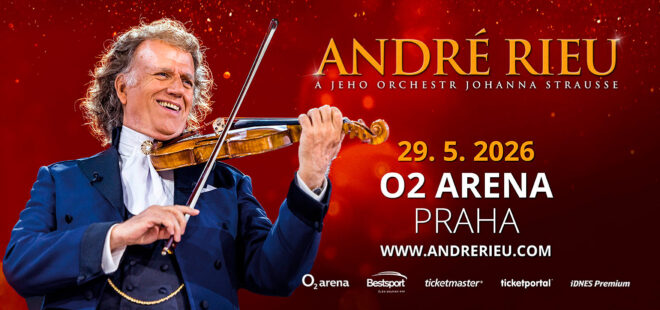 The King of the Waltz, André Rieu, will perform at the O2 Arena Prague on May 29, 2026!